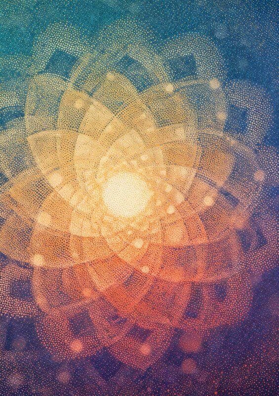 Mandala drawing